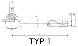 F409302110010 Vidinė vairo traukė ROTA