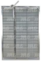 JAG25-0075 Viršutinis žaliuzinis sietas, cinkuotas, lamelė 22 mm