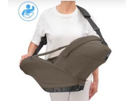 Automobilinė kėdutė Maxi Cosi Coral Slide Pro 40-87cm (0-13kg) i-size Oak Truffle + Coral Slide Pro Strype