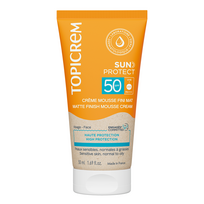 TOPICREM, Sun Protect Matte finish, apsauginis veido kremas, SPF50, 50ml
