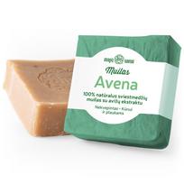 KN natūralus sviestmedžių muilas su avižų ekstraktu Avena, nekvėpintas