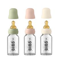 BIBS stiklinis buteliukas, pilnas komplektas, 110 ml