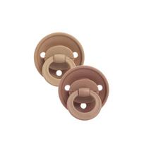Elodie Details lateksiniai čiulptukai Binky Bundle - Soft Terracotta, rausvas/terakotos, 2vnt