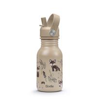 Elodie Details nerūdijančio plieno gertuvė su šiaudeliu Nordic Woodland, smėlio spalvos