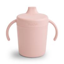 Mushie puodelis su snapeliu Blush, rausvas