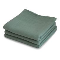 Mushie muslino vystyklai - merliukai Roman Green, 3vnt, žali