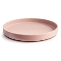 Mushie prilimpanti silikoninė lėkštė Blush, rausva