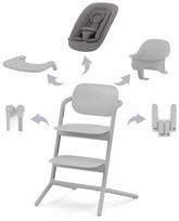 Cybex gultukas - maitinimo kėdutė Lemo 4in1 Set Suede Grey, pilka
