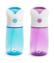 Munchkin gertuvė su šiaudeliu Flip & Go™ 355ml, įvairių spalvų