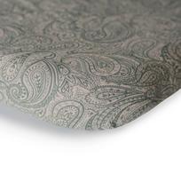 Mushie itin minkšta muslino lovelės paklodė su elastine juostele Green Paisley, žalia