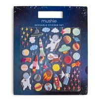 Mushie daugkartinio naudojimo lipdukų rinkinys SPACE