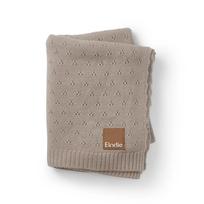Elodie Details megztas pledas kūdikiui Pointelle Tender Taupe, rusvas