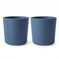 Mushie puodeliai Twilight Blue, 2vnt, mėlyni