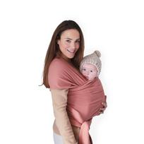 Mushie nešioklė Baby Wrap Cedar, rausva