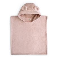 Mushie rankšluostis - pončas Bear Blush, rausvas