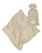 Nobodinoz dvigubo muslino pledukas WABI-SABI LIGHT GREEN YUMIKO
