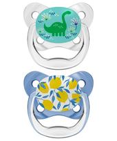 Dr Brown's čiulptukai PreVent Butterfly 6-18 mėn., 2 vnt, mėlyni