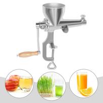 Manual Juicer Fruit Press Stainless Steel Juicer for Table Mounting, Manual Berry Press Small Fruit Vegetable Juicer for Kitchen sidabras