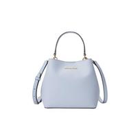 Michael Kors MK Pratt odinė kibiro formos rankinė Moteriškos rankinės Macaron 35S4G3FM5T Leather Brown
