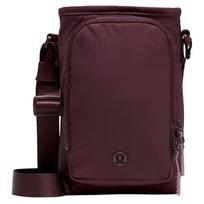 Lululemon vandens butelis 2L Universalus kasdienis nailoninis rankinė per petį Įprastos moteriškos rankinės Tamsiai raudona LU9BO7S-069057 Dark Red