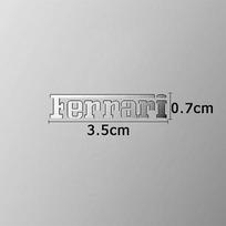 Ferrari Logotipo Automobilio Kėbulo Dekoro Lipdukas Kūrybiškas Metalinis Decalas Ferrari 308 GT4 328 GTB GTS F355 360 Modena F430 458ltalia 488 4pc