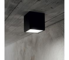 Ideal Lux - Lauko taškinis šviestuvas TECHO 1xGU10/20W/230V 9x9 cm IP54 antracitas