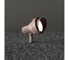 Ideal Lux - Lauko šviestuvas TERRA 1xGU10/28W/230V IP65 rudos spalvos