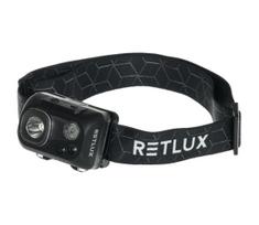 Retlux - įkraunama LED galvos lempa LED/3W/1200 mAh IP67 juoda