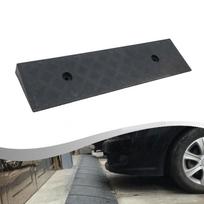 Plastikinis bordiūro rampos 500x130x30mm su grotelių dizainu padidintam stabilumui ir sukibimui juoda