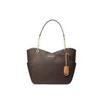 Michael Kors MK Jet Set Grandinėlės Monogramos Rankinė Moteriška tote Acorn-Brown 35F1GTVT3B-BROWN Basic Set (Bag+Dust Bag)