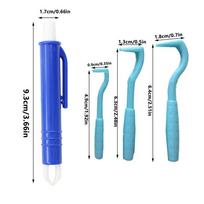2-4pcs Flea Remover Hook Tick Remover Tweezer Tick Pull Pet Cat Dog Accessaries Tick Tool Pet Mites Flea Extractor Pet Supplies