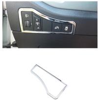 Automobilio priekinių žibintų jungiklio skydelio rėmelio lipdukas, skirtas Kia Sportage 3 SL 2011 2012 2013 2014 2015 LHD ABS chromo aksesuarai sidabras