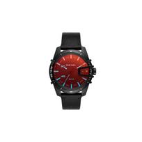Diesel Narve laikrodis Kvarcinis mechanizmas Odinis dirželis Juodas ciferblatas Unisex Chameleono mada Juodas Šaunus Spalvingas Asmenybės ciferblatas Unisex laikrodžiai DZ1948 Black