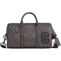 Coach Venturer Signature 27 Monograminis mozaikinis kelioninis krepšys Didelis unisex kelioninis krepšys CCH10-QBGRM Gray Copper & Mixed Gray
