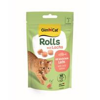 GimCat Rolls kačių užkandis su lašiša, 40 g