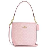 Coach City Kibiro 17 Metalinis Logotipas Dengto Drobės Kibiro Rankinė Moteriškos Rankinės Rožinė CT800-IMPO Basic Set (Bag+Dust Bag)