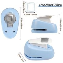 One-piece stamp embossing tool, stamp journal hole punch, creative handmade embossing tool, journal material collection tool.