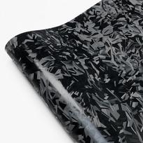 Matinė Juoda Forged Carbon Lipni Vinilinė Lipdukas Motociklui Transporto Priemonės Lipdukas Ant Variklio Dangčio Apvyniojimas Automobilio Lipdukai Decals Automobilio Aksesuarams 10x150cm juoda
