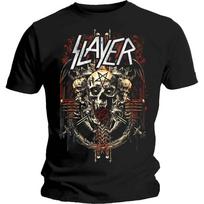Oficialus Slayer T-shirt Demoniškas Admat Juodas Klasikinio Roko Metalo Grupės Marškinėliai Unisex L