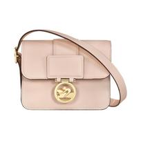Longchamp Box-Trot 18 Flap Closure Adjustable Shoulder Strap Calfskin Crossbody Bag Small Women crossbody bag Light-Pink 10174HAUP53 Basic Set (Bag+Dust Bag)