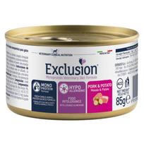 „Exclusion“ hipoalerginis konservuotas kačių ėdalas su kiauliena ir bulvėmis 85 g | 8011259001924