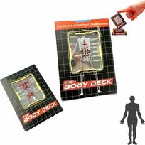 Žmogaus anatomijos kortos Kūno kaladė Juokingos permatomos žmogaus anatomijos žaidimo kortos Stalo žaidimas Magijos žaidimas vakarėliui 1 Pcs