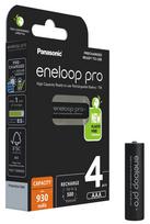 Panasonic Eneloop PRO 930mAh AAA akumuliatorius, 4 vnt.