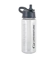 Gertuvė Lifeventure Flip Top Water Bottle 750 ml - Permatoma