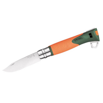 Peilis Opinel Explore Nr.12 su pincetu erkėms ištraukti - Oranžinė