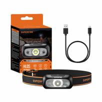 Priekinis žibintas Superfire HL05-D, 110lm, USB