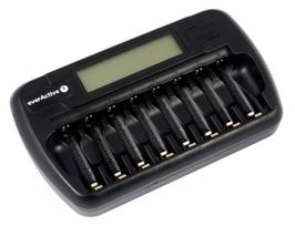 Baterijų kroviklis su LCD ekranu everActive NC800 1-8 AA/AAA
