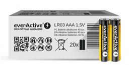 LR03 baterijos AAA tipo EverActive Industrial 40 vnt.
