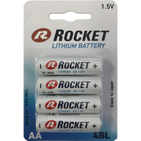 AA ličio baterijos Rocket Lithium, 4 vnt.