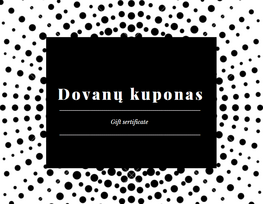 Dovanų kuponas